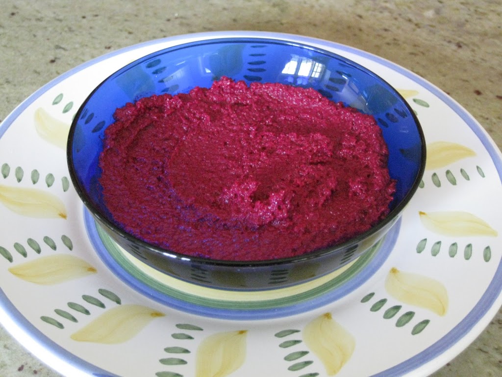 Gluten Free Beet Almond Dip recipe