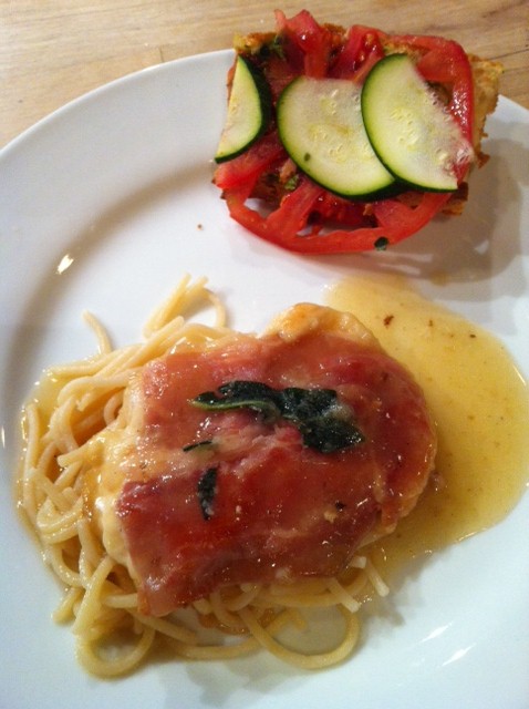 Gluten Free Chicken Saltimbocca recipe