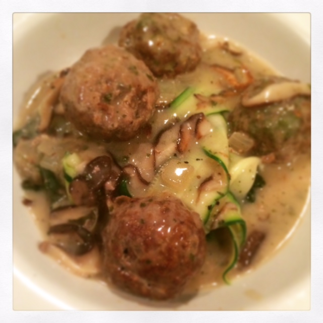 Paleo Meatball Stroganoff recipe