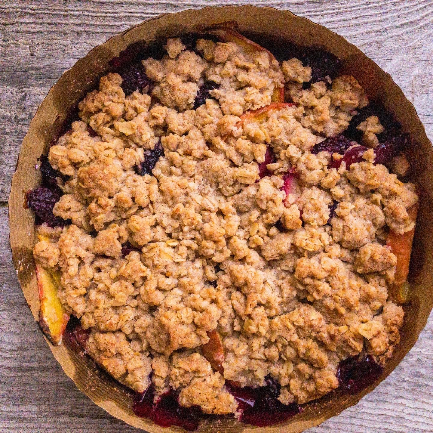 Gluten Free Fruit and Berry Crisp recipe
