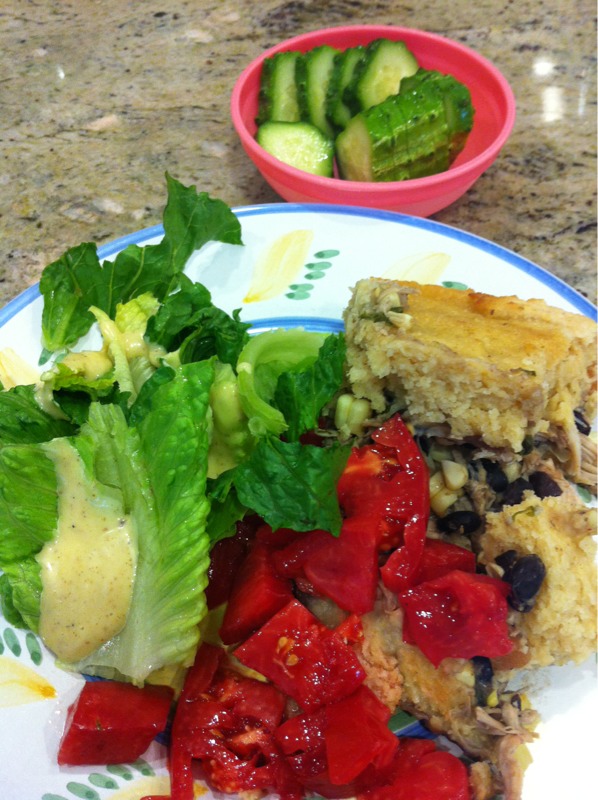 Gluten Free Chicken and Vegetable Tamale Pie recipe