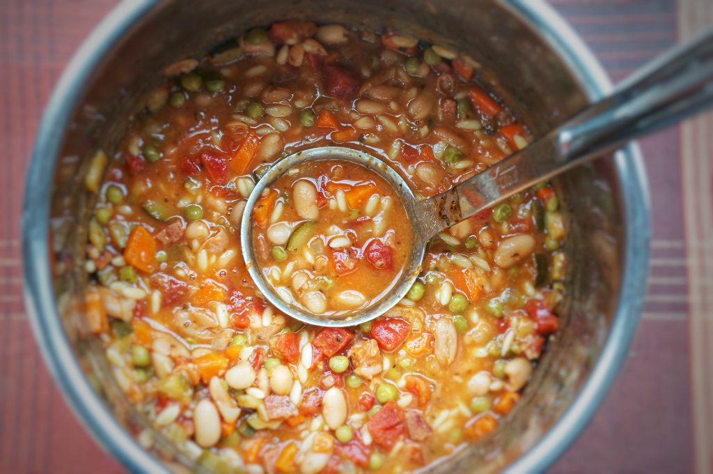 Pressure Cooker Gluten Free White Bean Soup Recipe